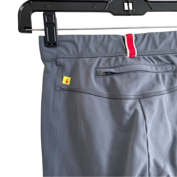 Tracksmith Running Leggings Gray and Maroon - Picture 10 of 10